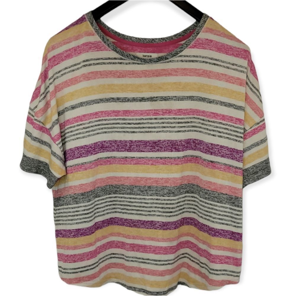 Kensie Women's Shortsleeve Blouse Size 3X